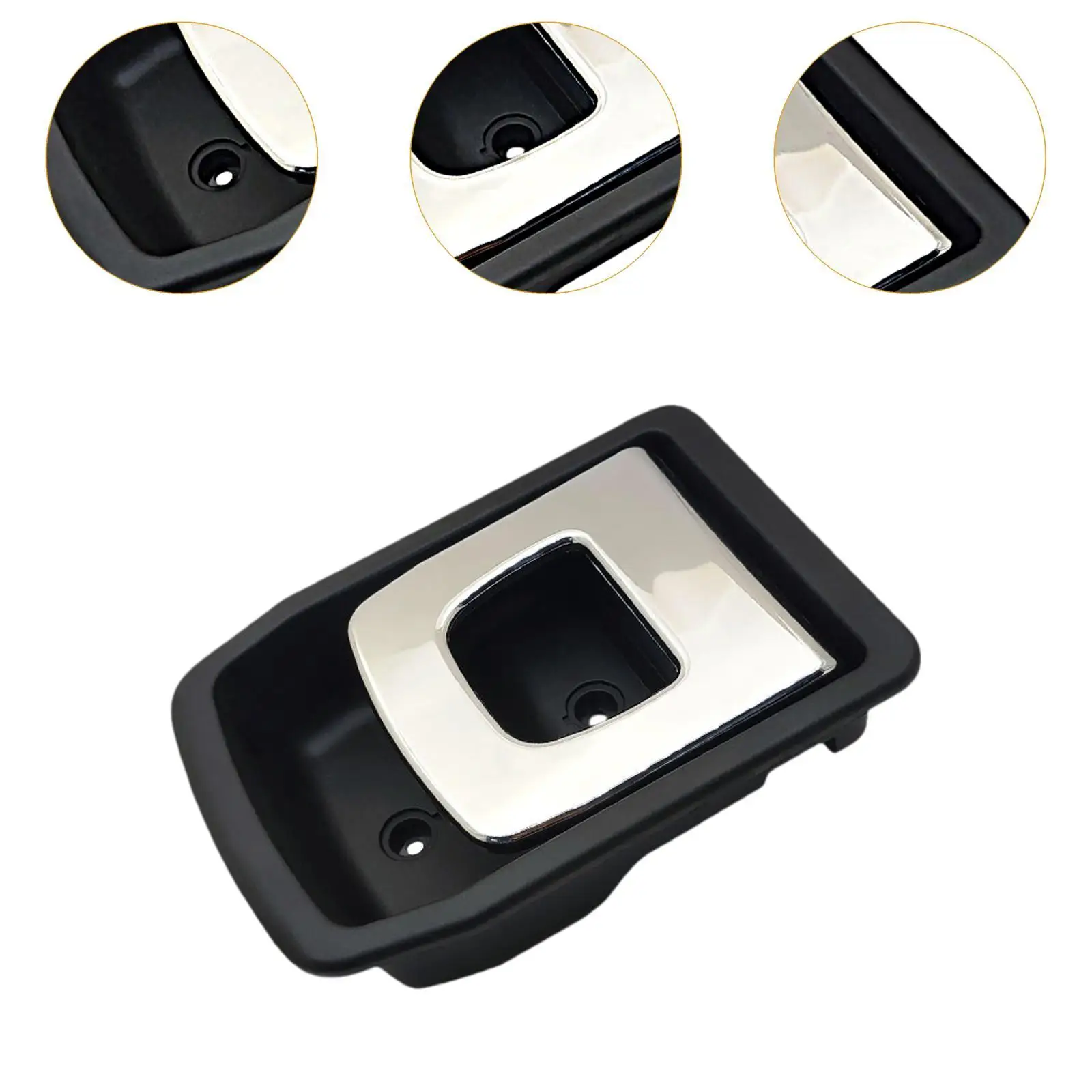 Serrure de porte de remorque de voyage RV, poignée intérieure en Nylon PA6, boîtier, pièces de réparation robustes, légères, installation facile, accessoires 6x4 pouces