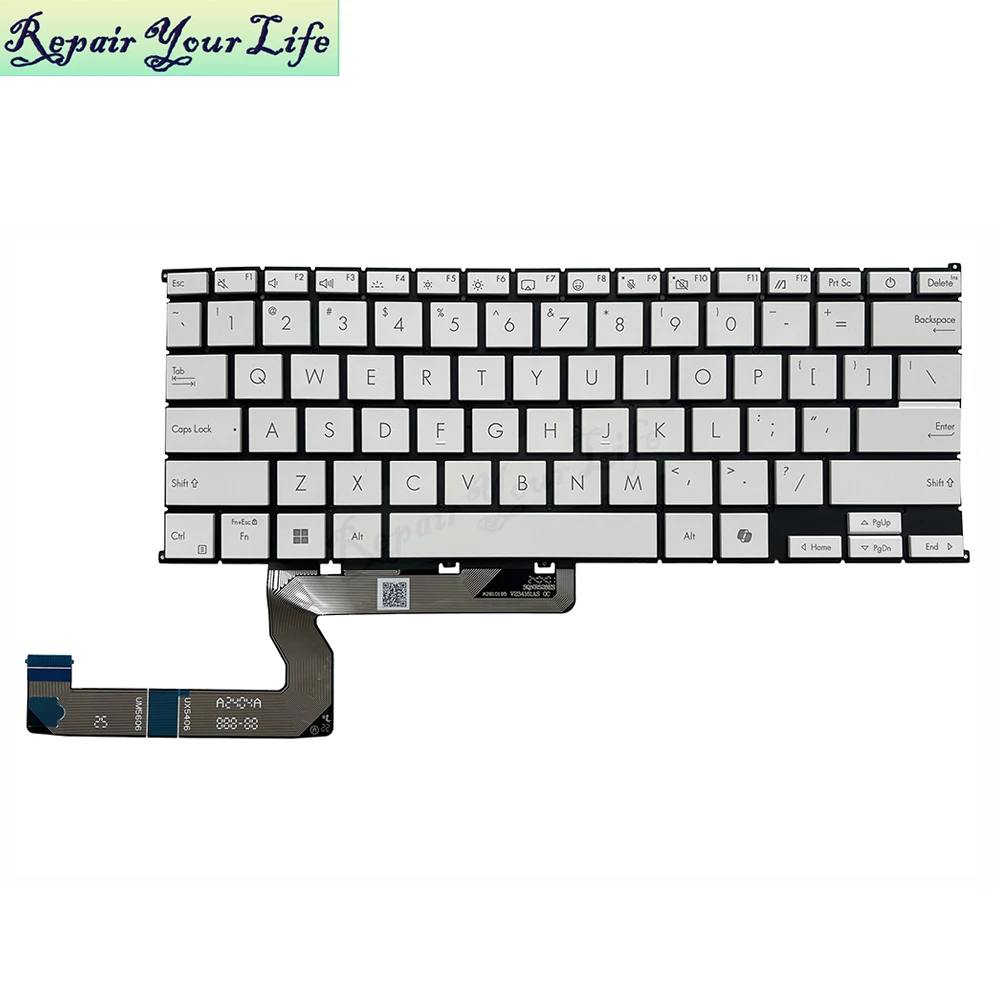 US English Backlit Keyboard For ASUS Zenbook UX5406 UM5606