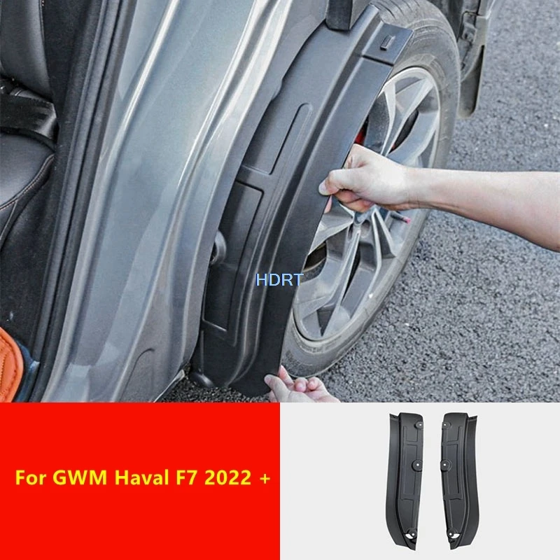 

Car Styling Rear Wheel Arch Mud Flap Plate Mudguard Splash Fender Cover Protector Decoration Accessories For GWM Haval F7 2022 +