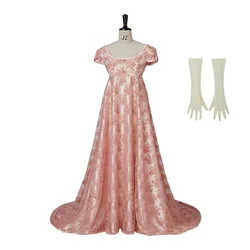 Women's Edwina Sharma Dress Cosplay Regency Jane Austen Dress Ball Vintage High Waistline Tea Party Dress