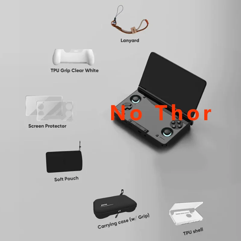 AYN THOR 用 アクセサリーセット AYN THOR ゲーミングアクセサリー デュアルスクリーン フリップアップ