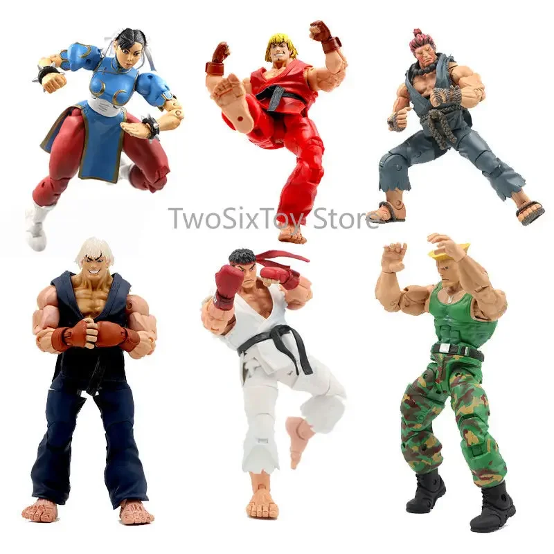 

NECA Street Fighter Ryu Ken Chun Li Gouki Guile PVC Action Figure Collectible Model Toy without box