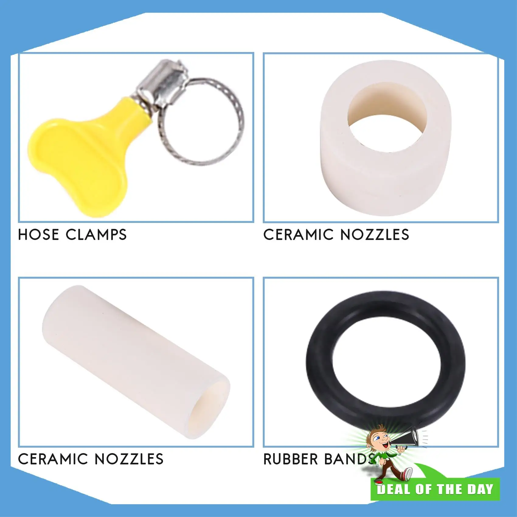 

24-Hour Delivery Pressure Washer Sandblasting Kit, Wet Sandblaster Attachment, 5000 PSI, 1/4 Inch Quick Disconnect 1Set