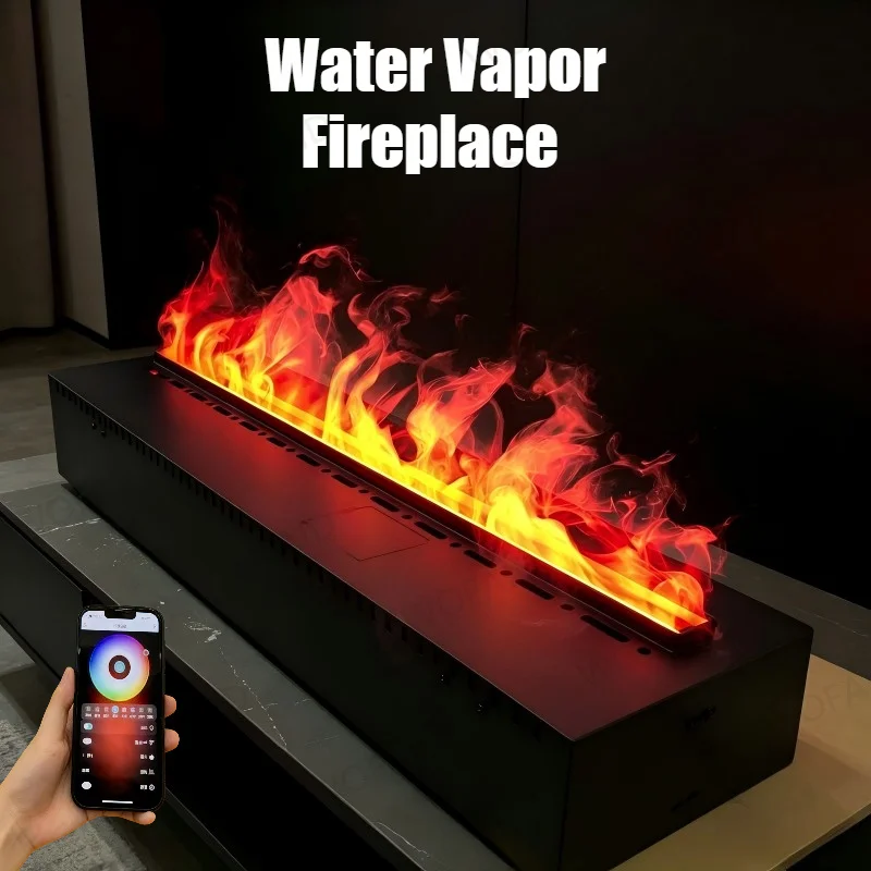 Durable Water Vapor Fireplace 24 Hour Continuous Operation Steady Mist Production for Long Term instant steam fireplace firebox