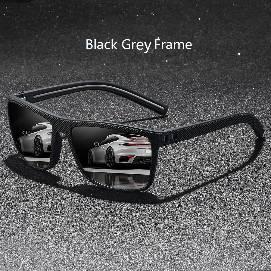 Modische Nagel-Dekoration Vintage Quadratische Polarisierte Sonnenbrille für Männer und Frauen Markendesigner Sonnenbrillen zum Fahren und Angeln – Detail 1