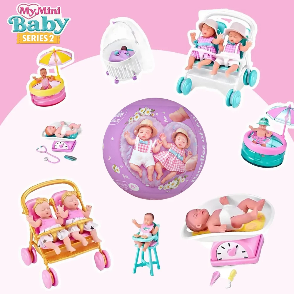 Zuru sorpresa muñeca sorpresa serie 2 mi Mini bebé cápsula misteriosa coleccionable 5 juguetes misteriosos coleccionables juguetes novedosos en miniatura