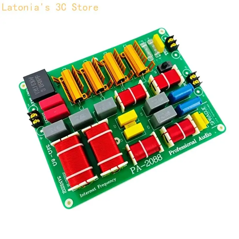 Lautsprecherteiler-Ersatzplatine, 800-W-Passivmodul mit Frequenzteilungsfunktion für Reparaturprojekte und Schrankumbau X3UB – Detail 2