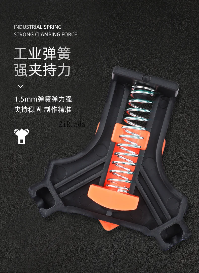 Woodworking Right Angle Clamp Holder 90 Degree Adjustable Fast Strength Clamp Tooling Fastener