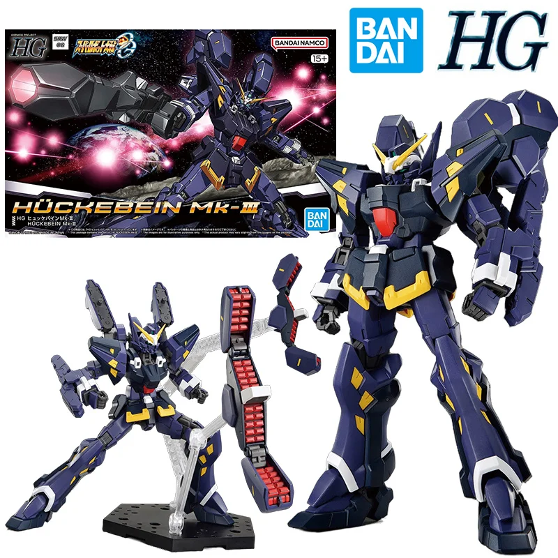 

Bandai HG SRW OG Huckebein Mk3 1/144 14 см, аниме оригинальная экшн-фигурка, набор моделей Gundam, игрушка для сборки