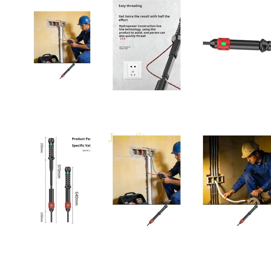 LX0B Strong Cable Routing Snake For Simple Wiring In Various Locations 25 6 Units