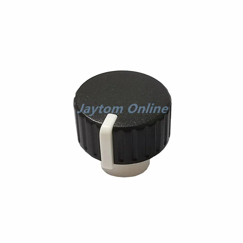 5pcs Piano Potentiometer Switch Cap Plastic Long Handle Plum Shaft Knob Diameter 19.5mm x 18mm Gear Shaped Inner Hole 6mm
