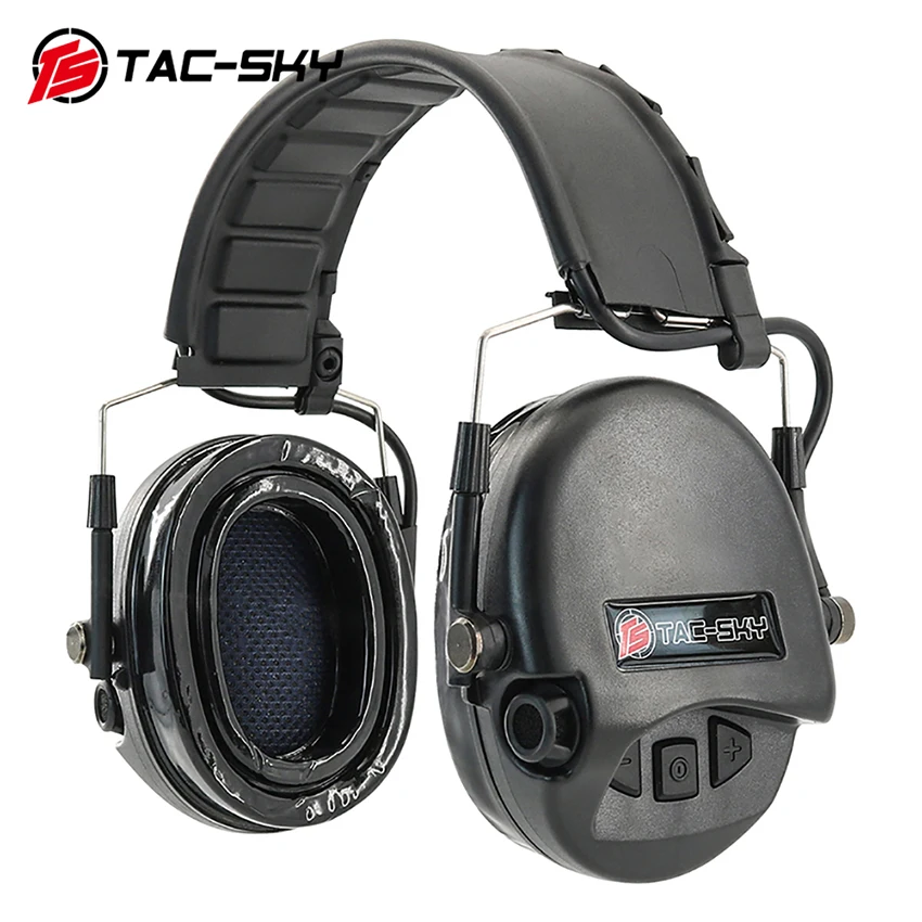 Imagem -02 - Tac-sky-tactical Headband Destacável Ativo Ear Proteção Auscultadores Outdoor Airsoft Caça Auscultadores Teasordin Novo