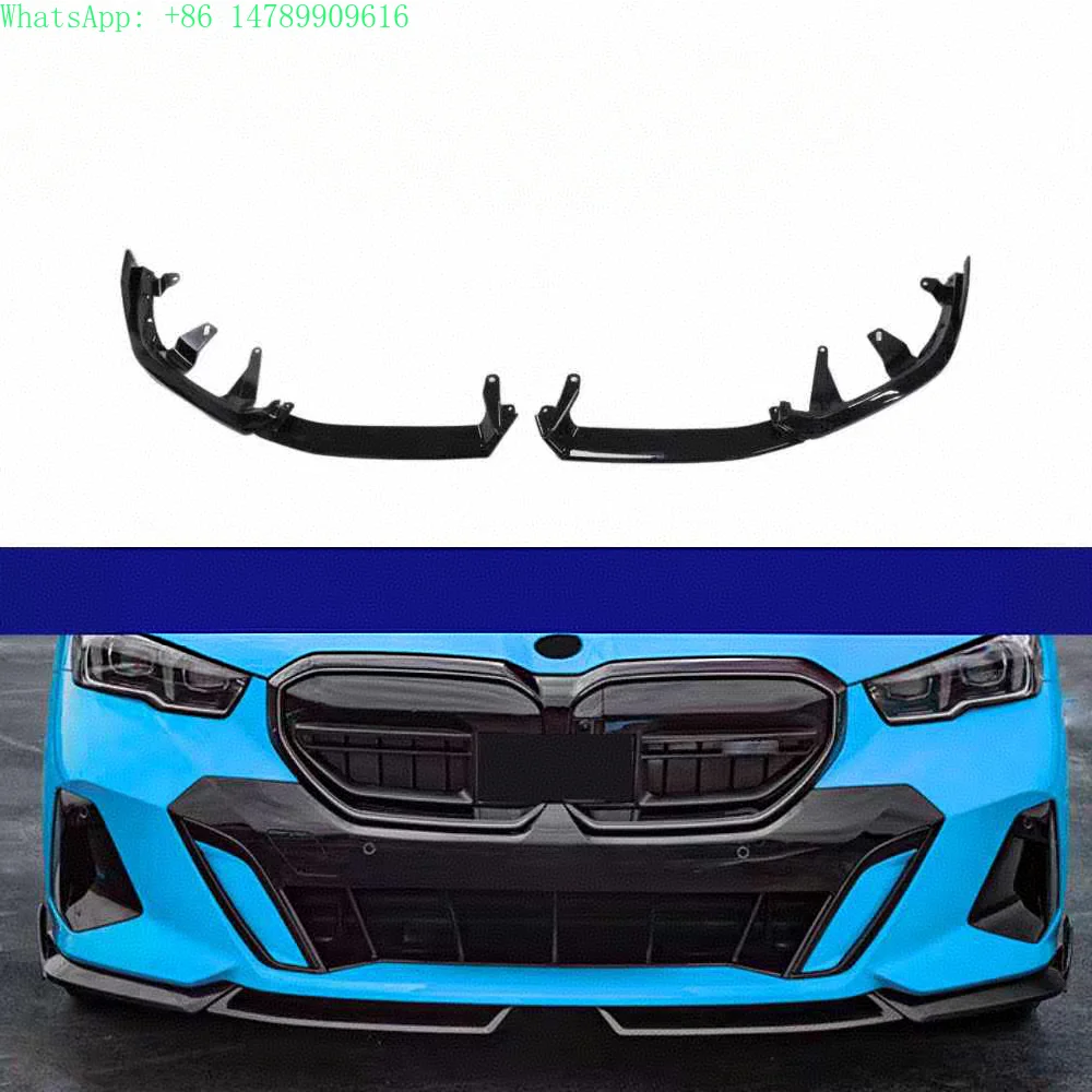 

Full Custom Build With Old-to-new Body Kit ConversionMP Style PP Material Glossy Black Front Lip For 5 Series G60 G68 Front Bu
