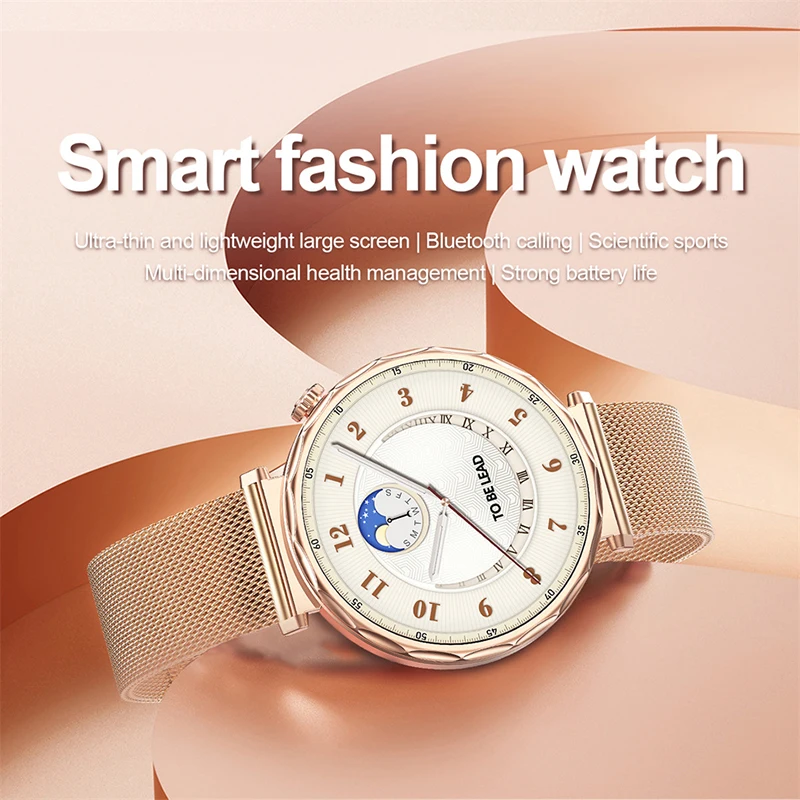 Bluetooth Call Smart Watch Women Call Remind Ladies Physiologic Function Clock Sport Bracelet Waterproof Smartwatch Men 2025 New