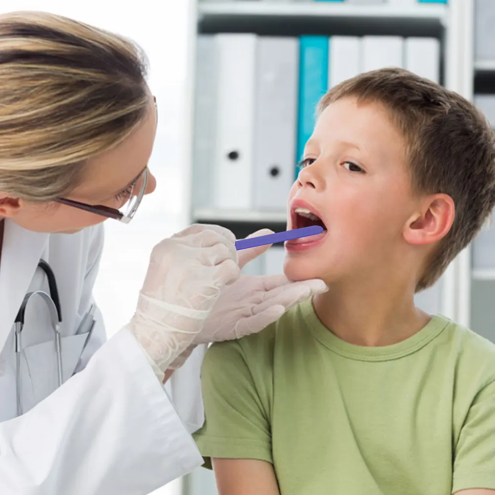 

50Pcs Bulk Tongue Depressors Must Have Safe Durable Easy to Use Oral Diagnostic Tools Tongue Depressors