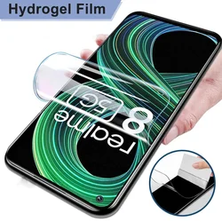 Película de hidrogel para Realme 8i, Protector de pantalla para Realme 8, 7, 6, 5 Pro, 8s, X3, C25, C21, C20, C17, C15, C11, C3