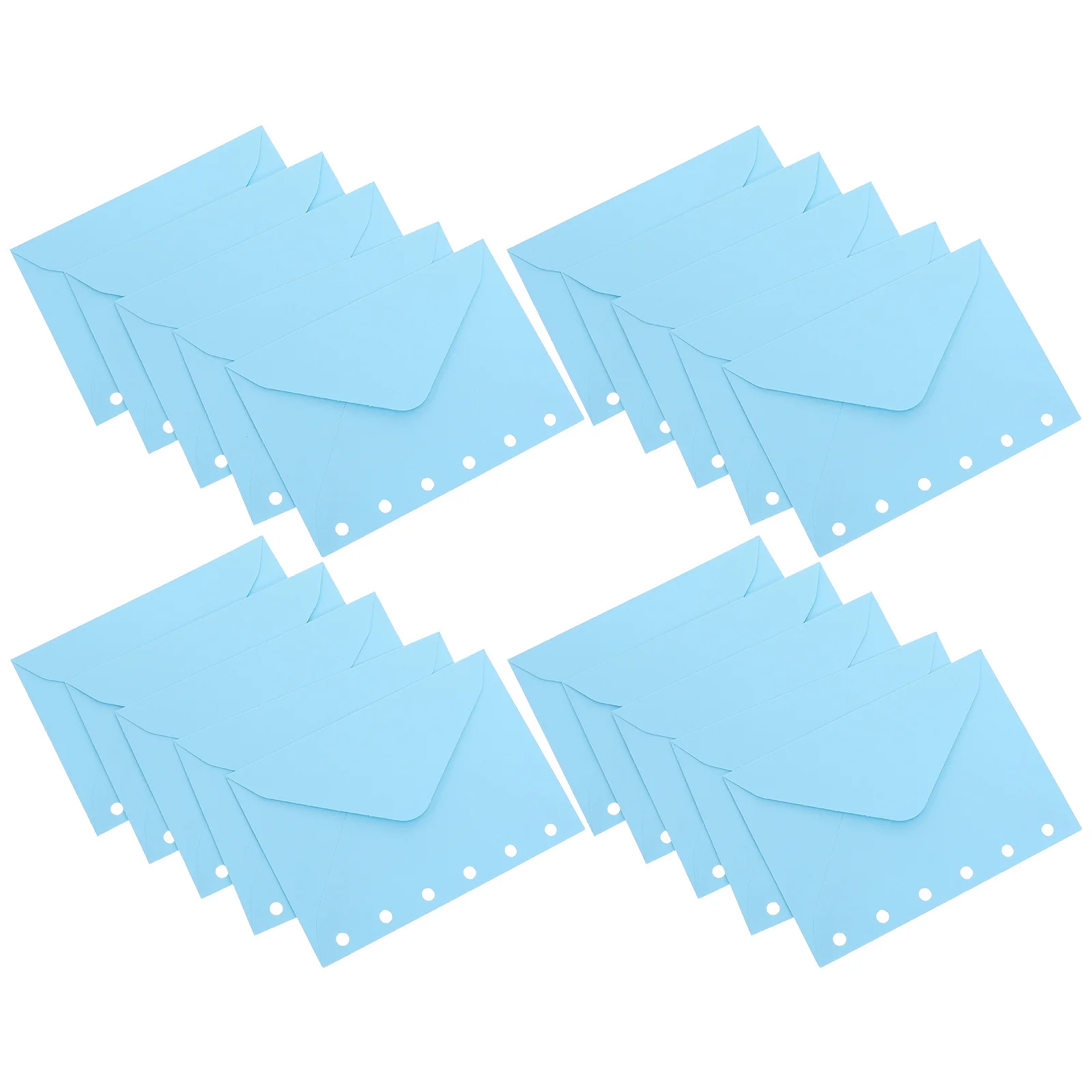 

Pack of 50 Polypropylene Binding Pockets with Pre-Punched Holes for Loose Leaf Paper Folder Divider Office Organization