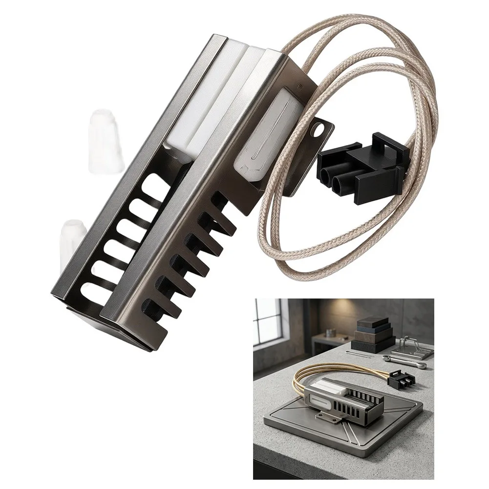 Silicon Carbide Igniter WB13X25261 For GE For Hotpoint Stove Oven Range Glow Bar Replacement Part Easy Install