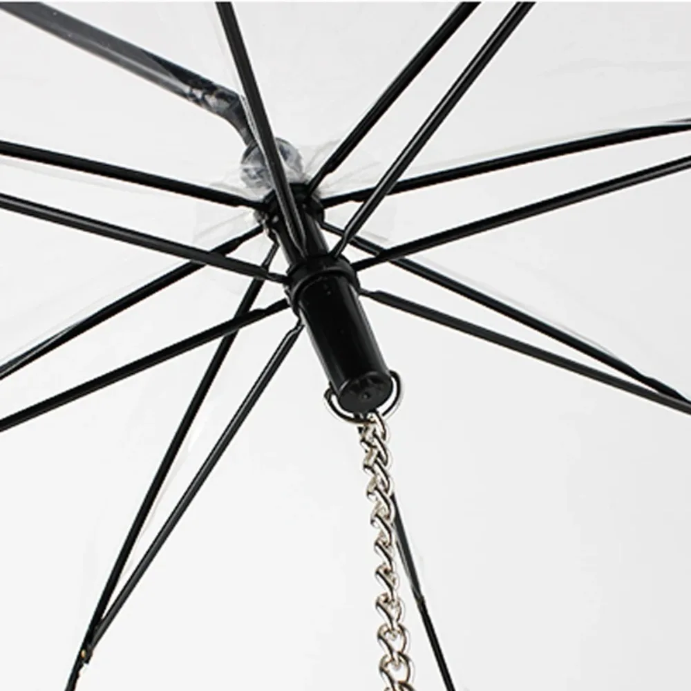 New Transparent Pet Umbrella Well Made Detachable Adjustable Rainy Day Outdoor Dog Walking Leash for Small Dogs Pet Supplies