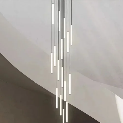 Moderne einfache LED-Pendelleuchten für Wohnzimmer, Esszimmer, Essen, Tische, Treppe, Kronleuchter, Heimdekoration, Hängeleuchte