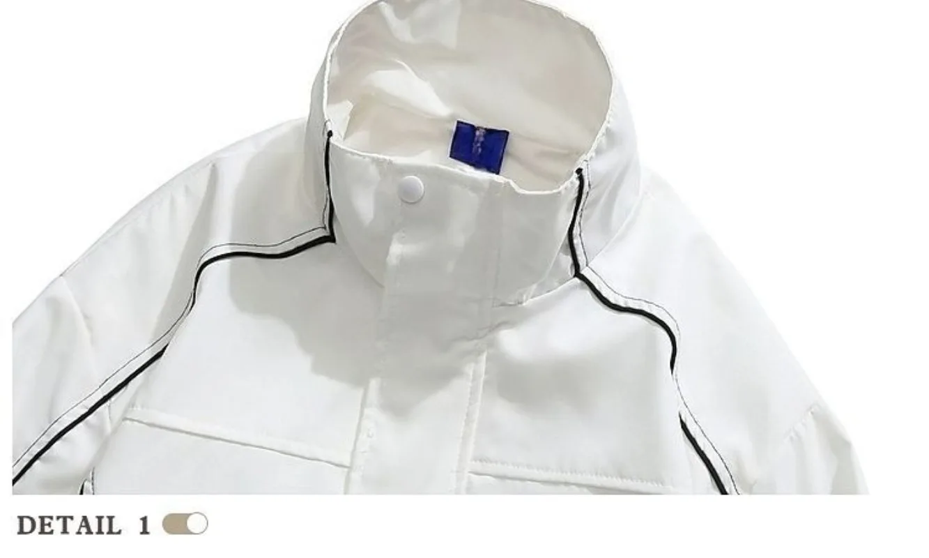 American Retrio Outdoor Sport Jackets Men Thin Spring Autumn Jacket Windbreaker for Men Vintage Jacket 90s Men Clothing