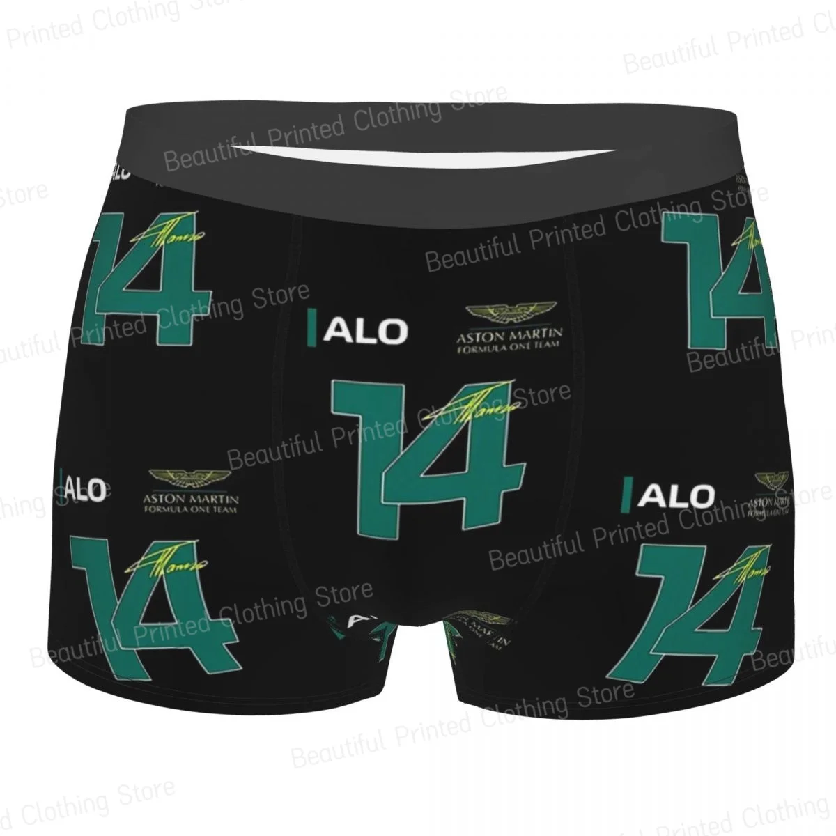 

Fernando Alonso 14 Men Boxer Briefs Underpants Accessories Outfits Highly Breathable High Quality Birthday Gifts