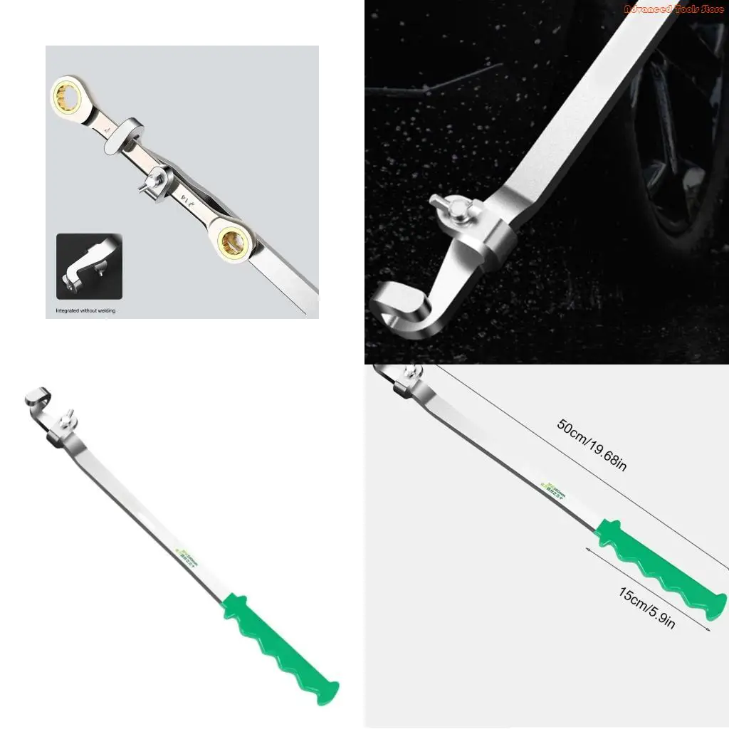 

High Strength Steel Wrench Extension Tool Bar Wrench Extender For Tight Space Labor Saving Mechanical Repairs Tool W91B