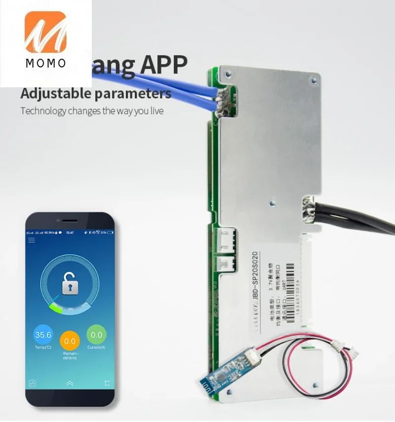 bms circuit board with smart bms  communication