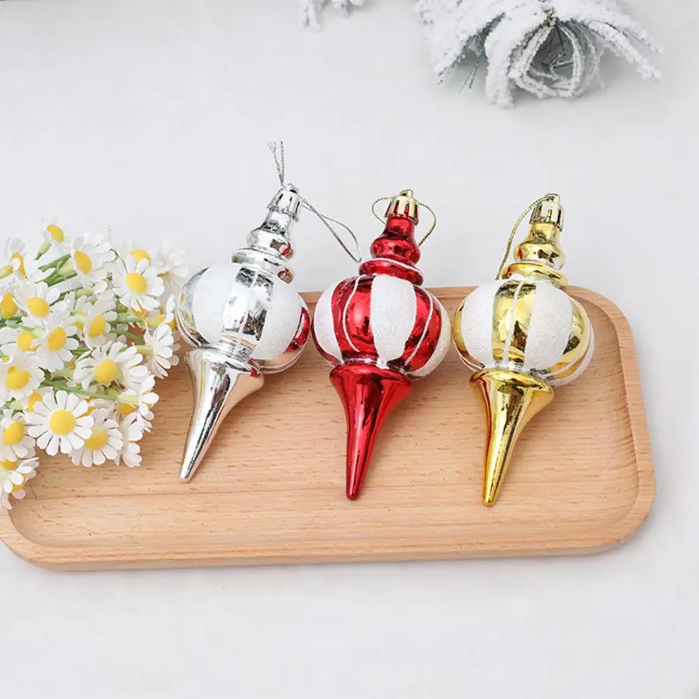 

Christmas Tree Decoration Pendant Eye-catching Christmas Baubles Colorful Festive Gourd Pendants for Christmas Tree Decorations