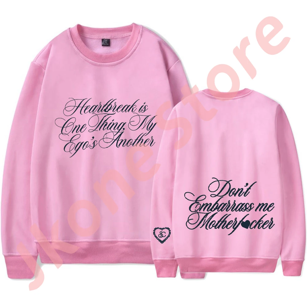 Sabrina Carpenter-Sudadera de cuello redondo con Logo para hombre y mujer, ropa de calle de moda, Unisex