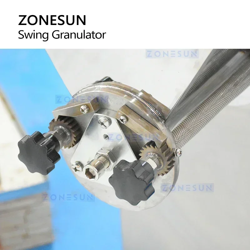 

ZONESUN 3L Hopper Swing Granulator Flour Grains Stainless Steel Sieving Machine Pretreatment ZS-YK60