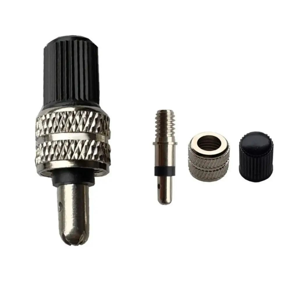 Valves de pneus de vélo de Type allemand, 4 pièces, noyaux de valves de pneus universels très résistants, Installation facile, vannes de pneus de vélo