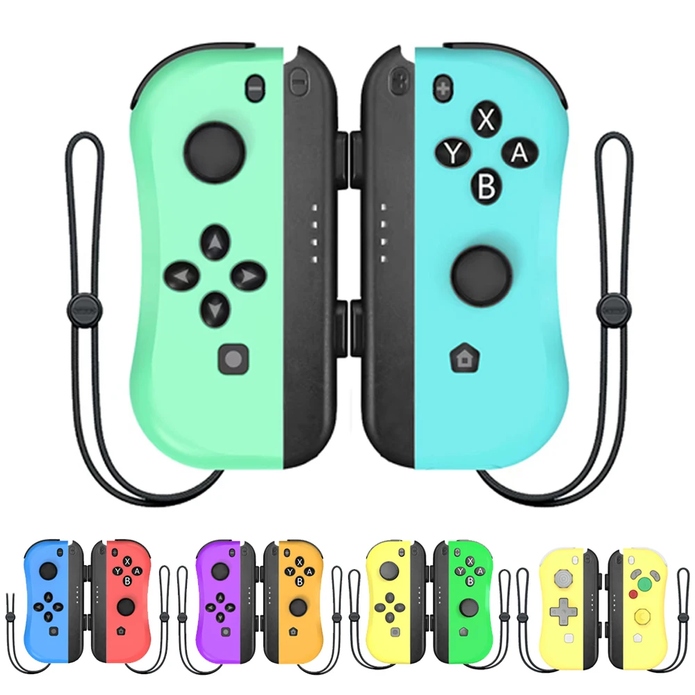 Wireless Joycon Controller For Nintendo Switch/Lite/Oled Bluetooth Gamepad With Wake-up/Screenshot Vibration Sensor Joypad