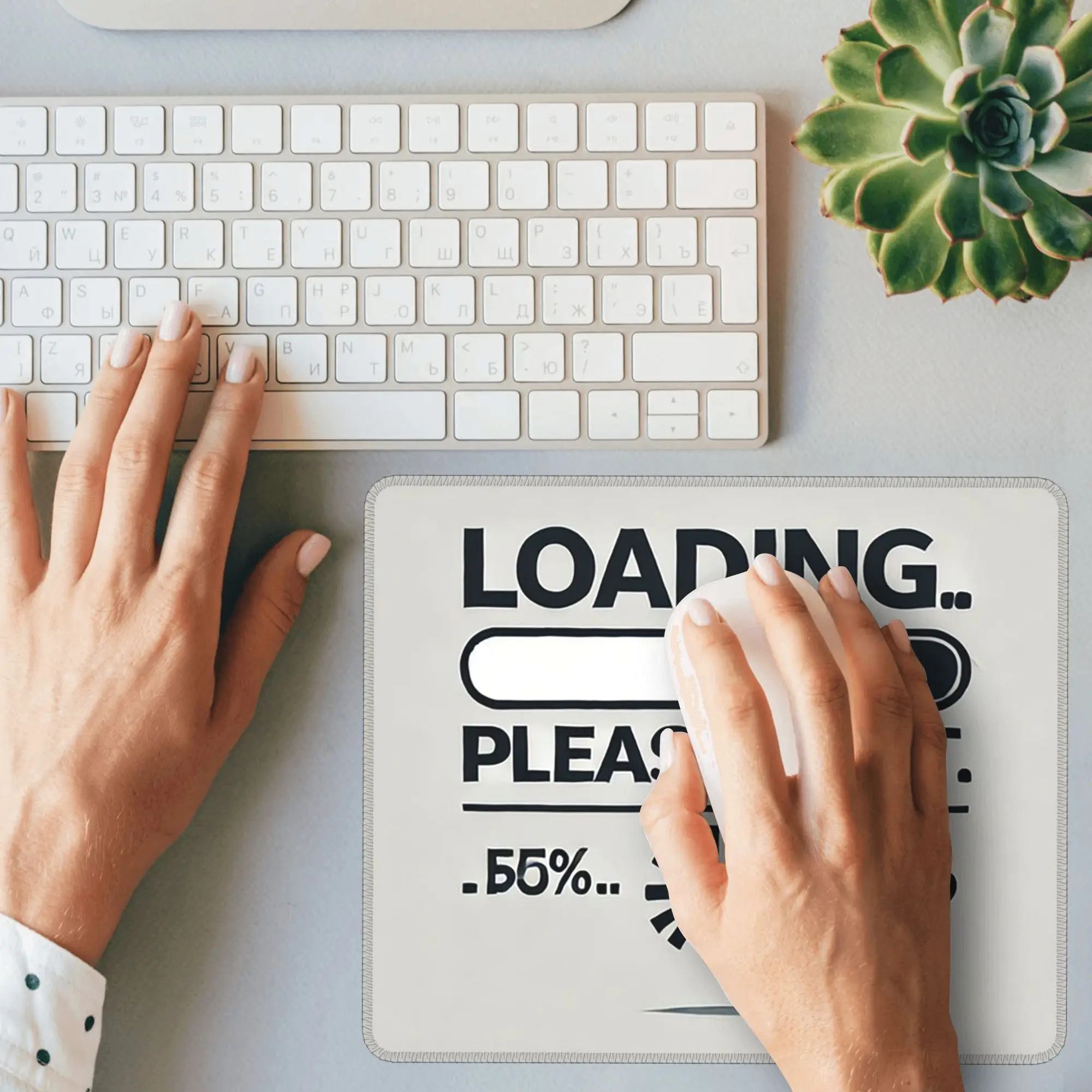 読み込み中です。 お待ちくださいマウスパッドコンピュータキーボードマウスマットゲーマーPCラップトップデスクマットオフィスアクセサリーテーブルマット