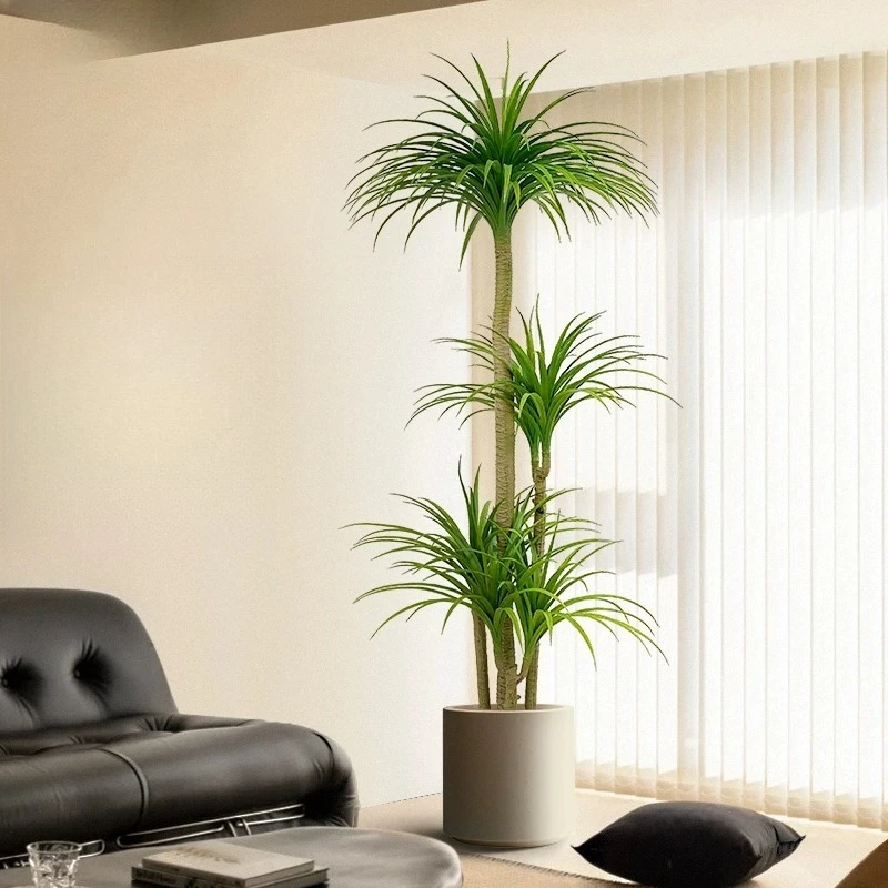 

Zml living room indoor large bionic plant fake potted plant sofa floor decoration