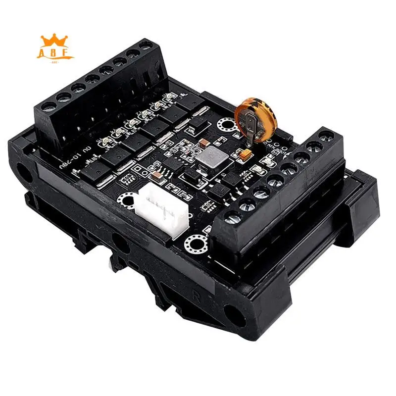 a08e-fx1n-14mt-plc-accesorios-para-placa-de-control-industrial-modulo-plc-entrada-salida-analogica-con-riel-guia-modulo-de-rele-de-retardo