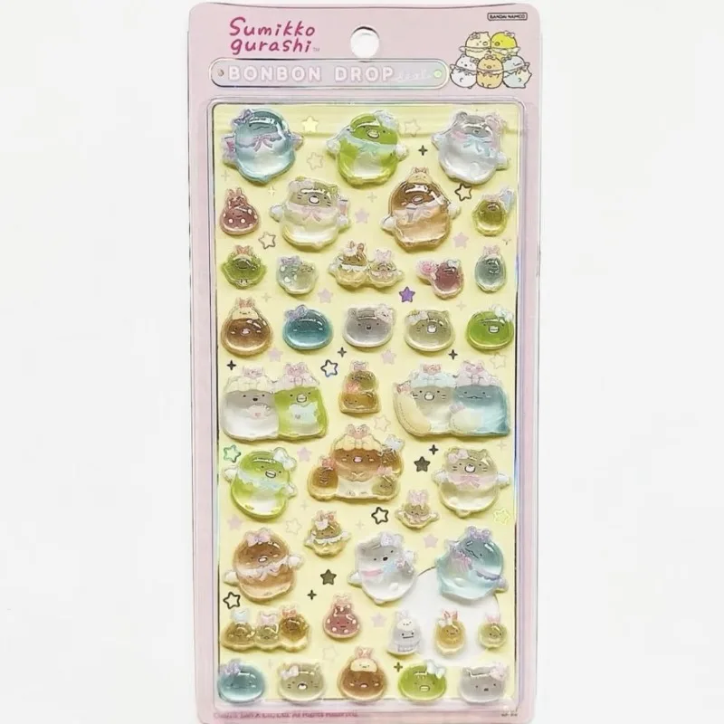 Nuevas Pegatinas de Dibujos Animados, Pegatinas 3D de Anime, Pegatinas de Gelatina, Pegatinas de Bonbon Drop Seal, Pegatinas para Diarios DIY, Pegatinas para Fiestas, ボンボン ドロップシール