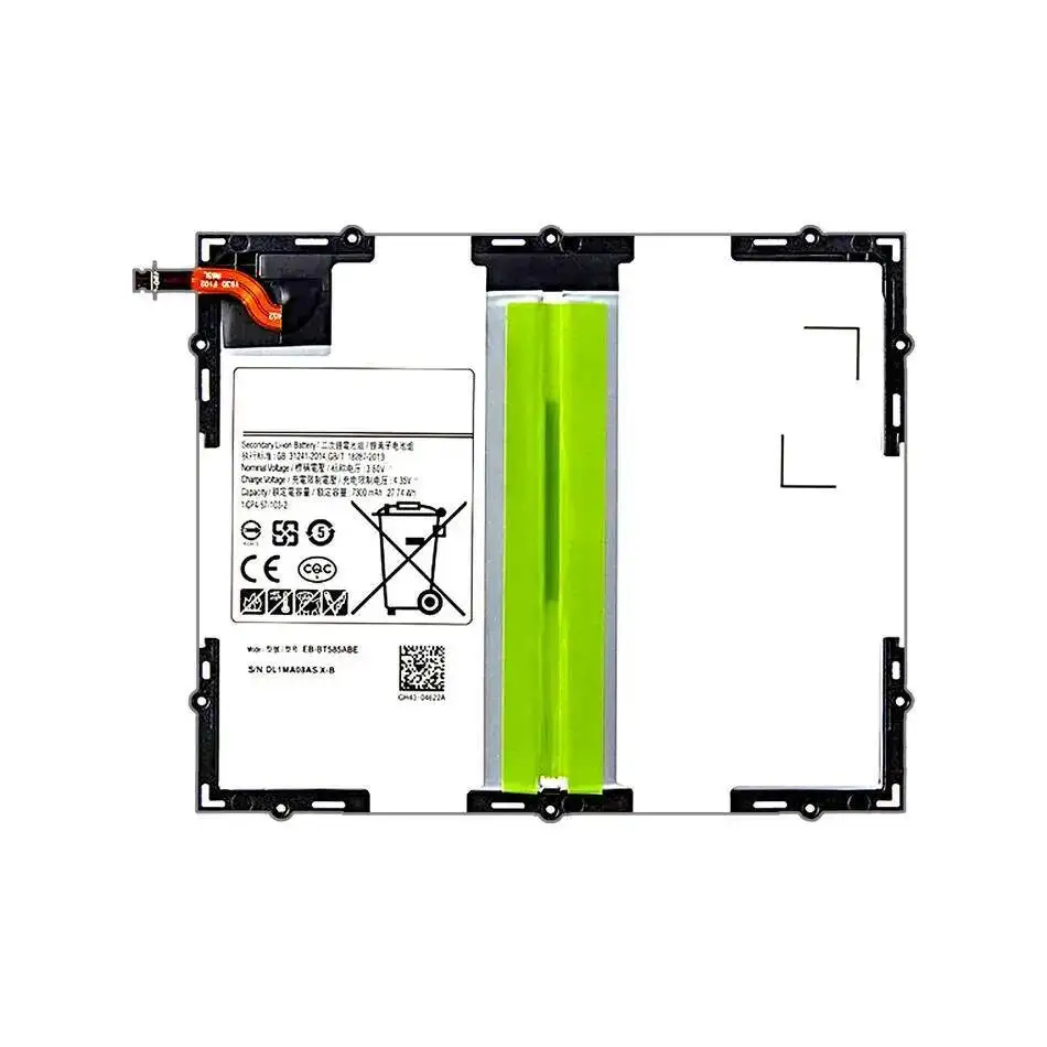 7800Mah لسامسونج غالاكسي تبويب A 10.1 2016 T580 T585 T580N T585N آمن EB-BT585ABE بطارية الجهاز اللوحي #2