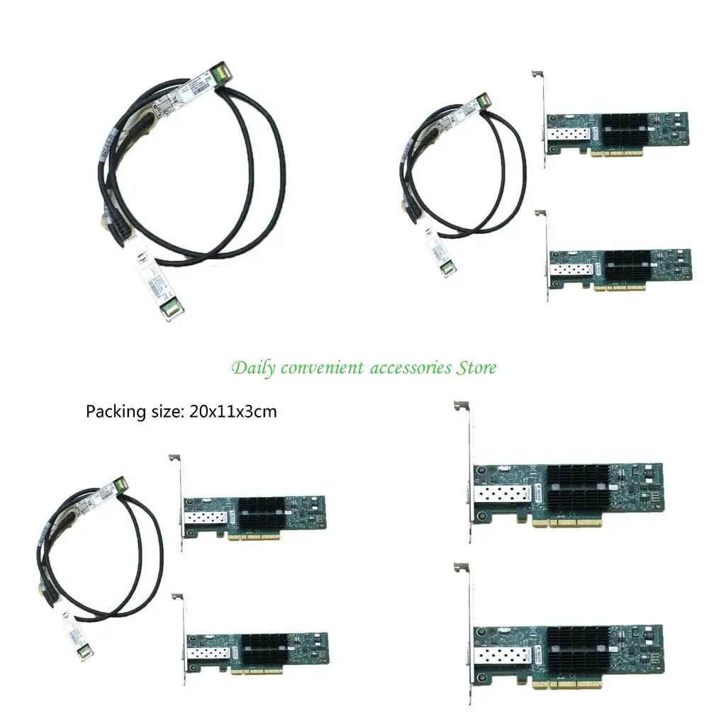

97QB MNPA19-XTR 10GB Mellanox ConnectX-2 Lan Card 10Gb Fast NIC with 1M/39.4in SFP + Cable