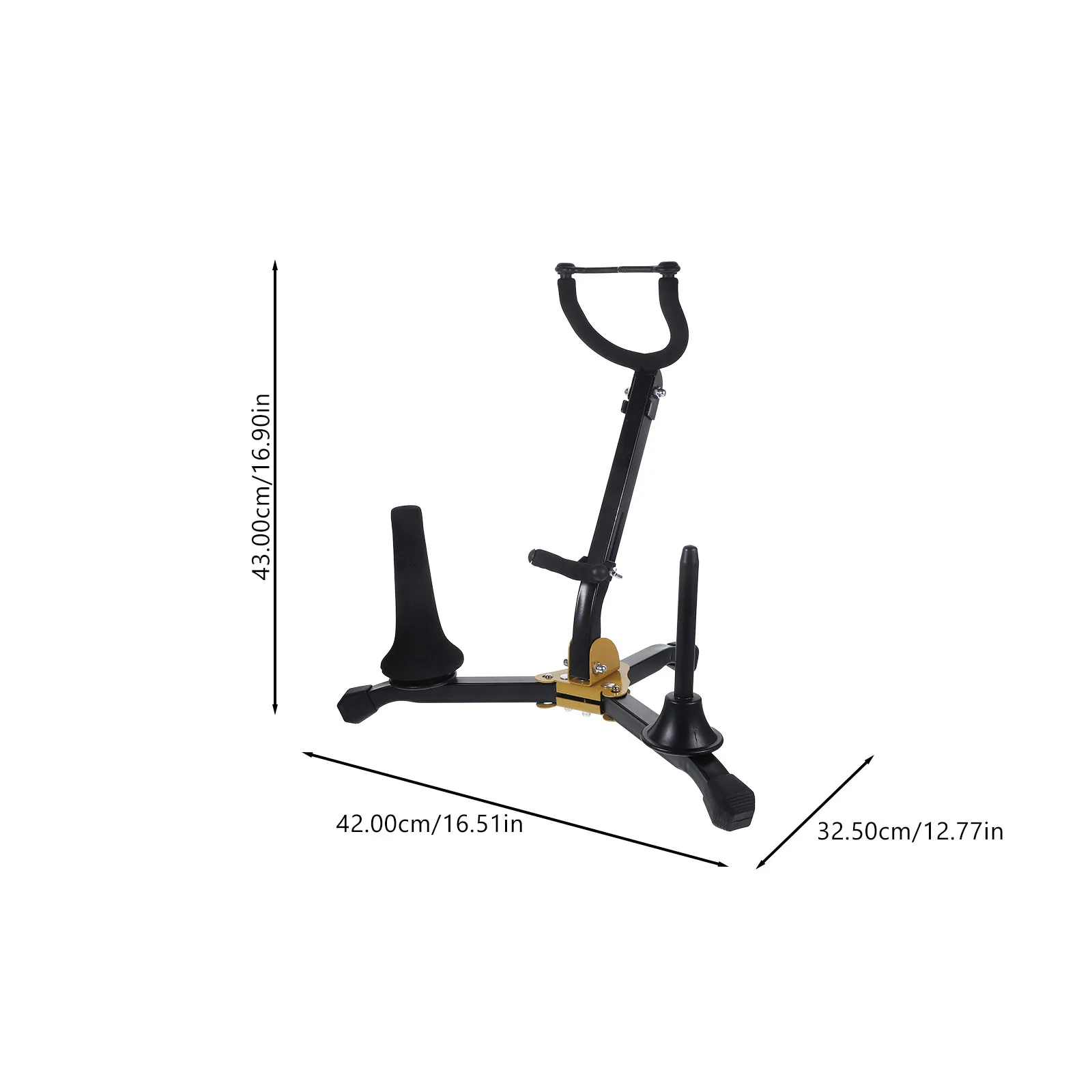 

Saxophone Stand Foldable Bracket Portable Flute Clarinet Holder Alto Tenor Rack Stable Display Floor Table Hanger Lightweight