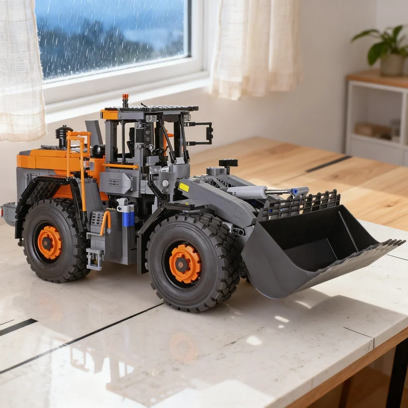

2617 деталей MOC DOOSAN DL420 7: Техническая модель-конструктор, подарок для самостоятельной сборки, креативный коллекционный декор для демонстрации, премиум-класс для взрослых и детей, настольный декор