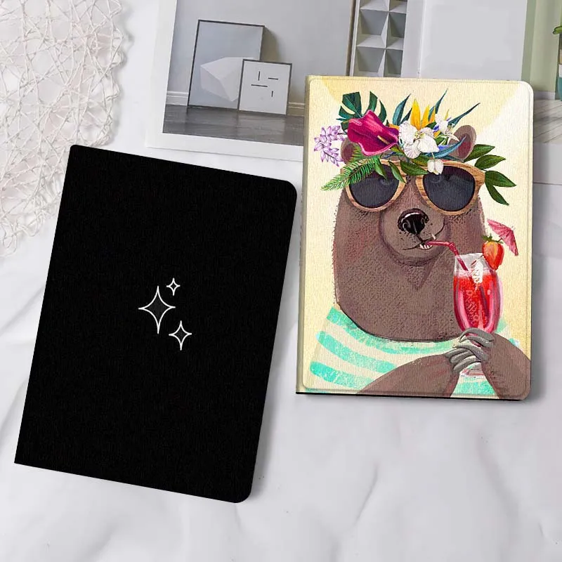 

White Star Pattern Cartoon Gift Tablet Case For Samsung Tab Galaxy S6 S11 A A7 A8 A9 A11 10.1 10.4 10.5 Plus Lite