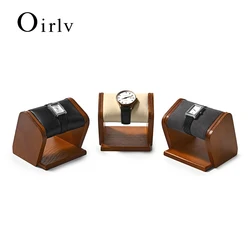 Oirlv Removable Wooden Jewelry Organizer Watch Display Stand Bracelet Storage Holder Jewelry Storage Rack Jewelry Showcase Props