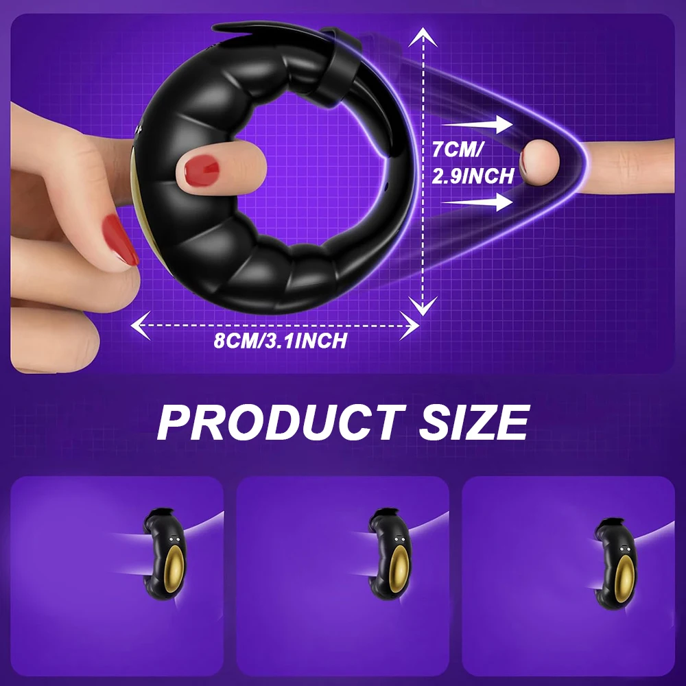Adjustable Cock Ring Penis Enlargement Sex Toys For Man Gay Delay Ejeculation Adult Supplies Dick Ring Male Masturbator Sex Shop view 3