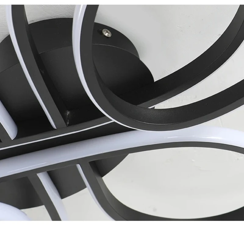 الحديثة بسيطة باهتة شنقا الاكريليك مصابيح السقف إكسسوارات ديكور منزلي لغرفة المعيشة اكسسوارات المطبخ #6