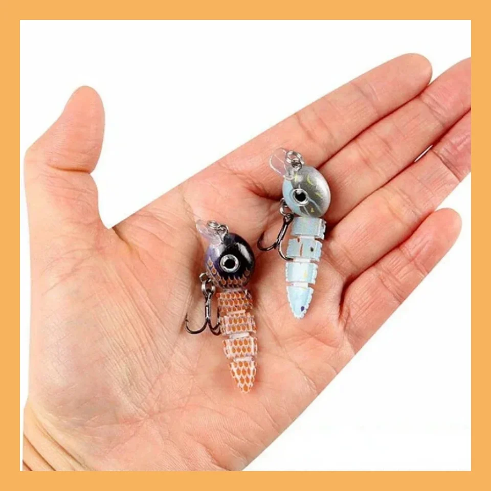 Swimbait segmentado hundido para lubina y trucha - imagen 4