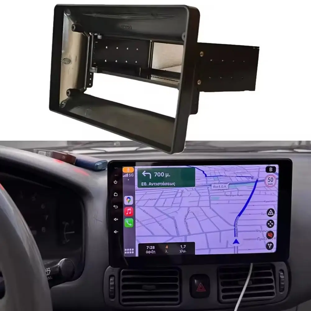 1DIN To 9 /10.1 in Universal Car Stereo Radio fascia Touch Screen Autoradio Car MP5 Player Frame Plate Adapter Navigation Panel