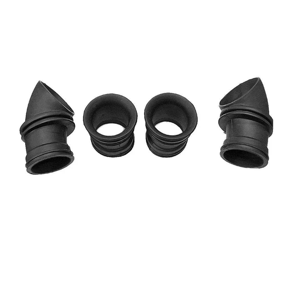 4 PCS For Kawasaki KZ550 KZ650 11015-057 11015-063 Motorcycle Carburetor Interface Intake Airbox Adapter Joint Boots Set