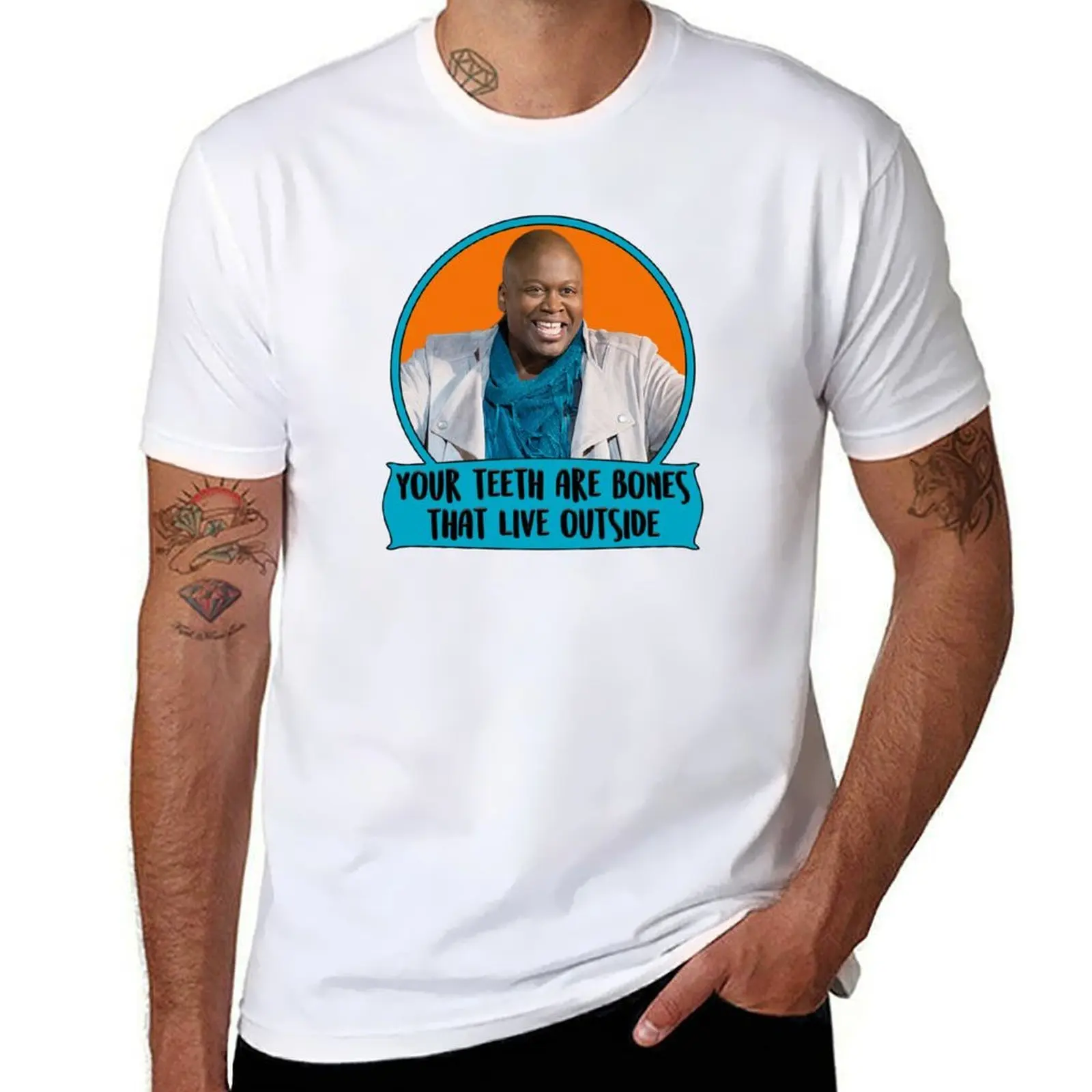 

Your teeth are bones that live outside T-Shirt man t shirt heavy cotton t shirt man cotton T-Shirt