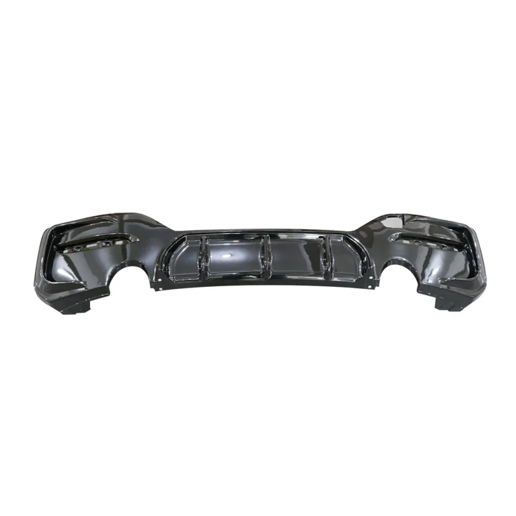 M-Performance Style Car Accessories Rear Diffuser Dual Outlet Single Hole For BMW F20 LCI